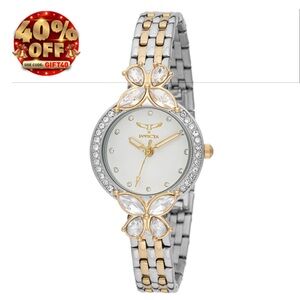 Invicta Women's Gold and Silver Watch NWT